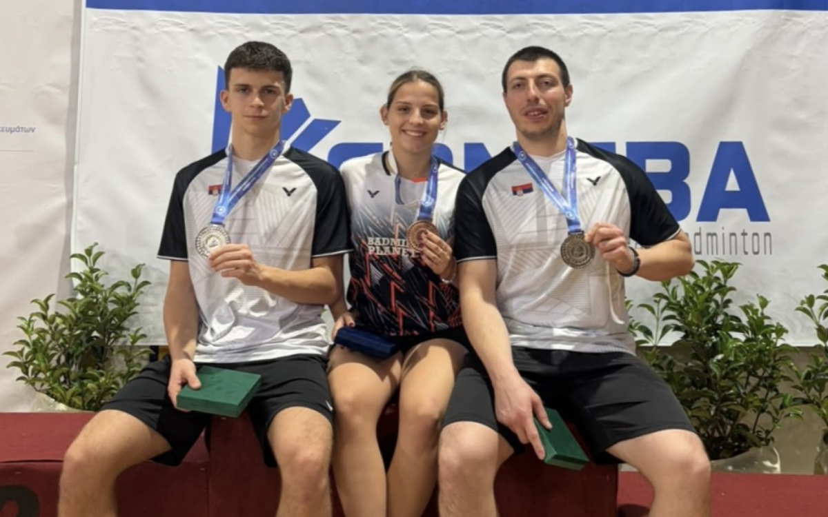 Badminton: Takmičari iz Srbije osvojili medalje na Mediteranskom prvenstvu